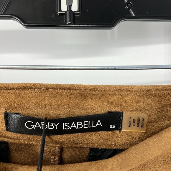 Gabby Isabella NWT modeie suede bootcut pants women’s XS - Picture 5 of 8